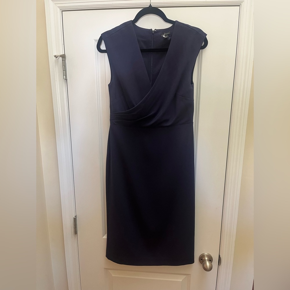 Ann Taylor Navy Midi Dress